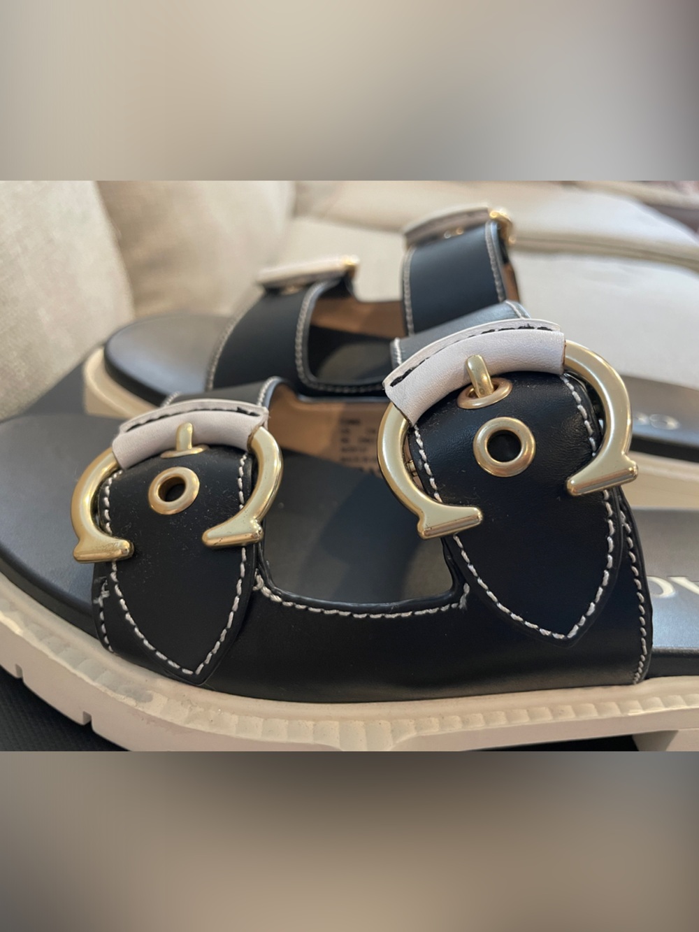 Coach Piper Leather Sandal - Picture 8 of 14